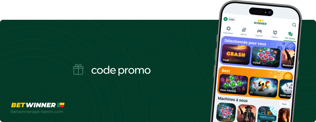 Code promo Betwinner Apk Bénin